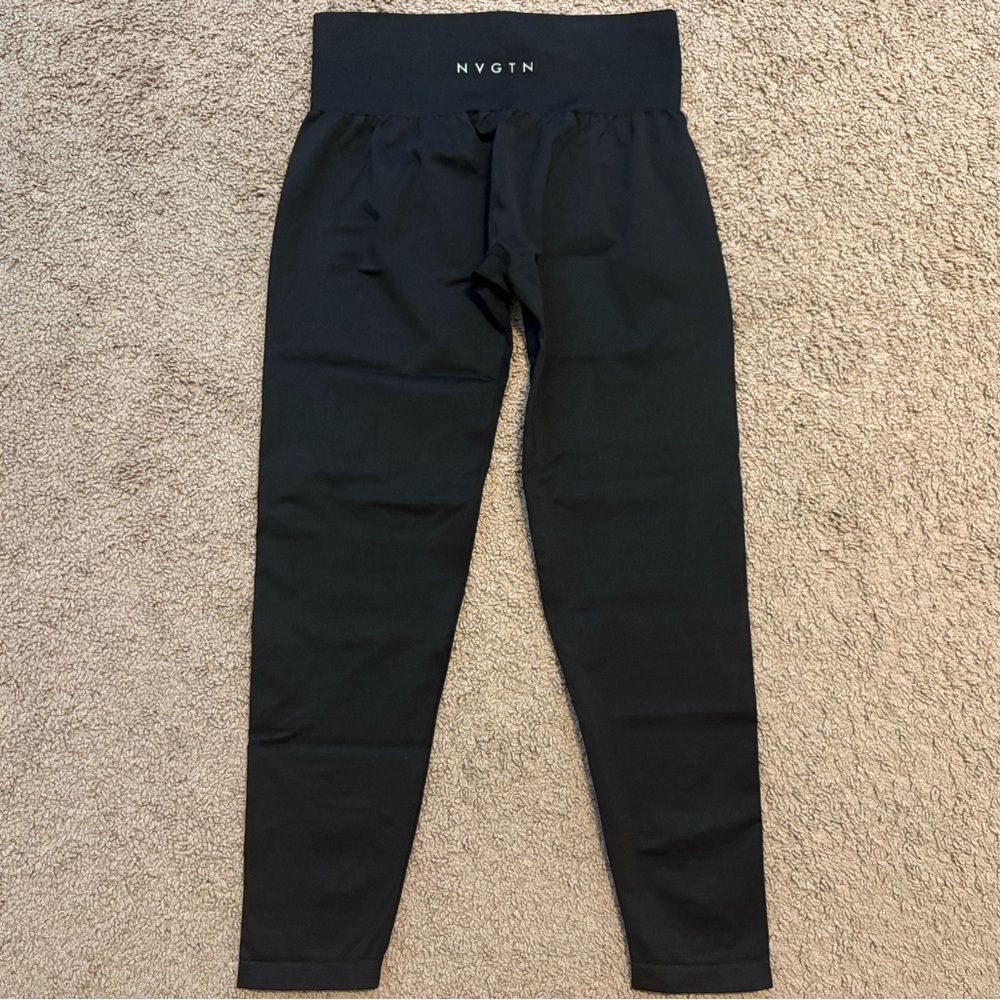 NVGTN Black Solid Seamless Legging
